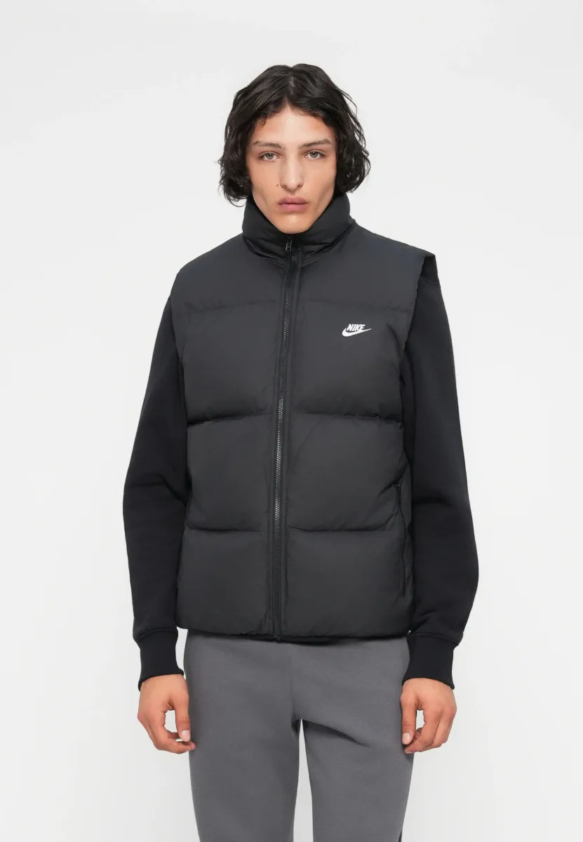 CLUB PUFFER VEST - Weste - black/white