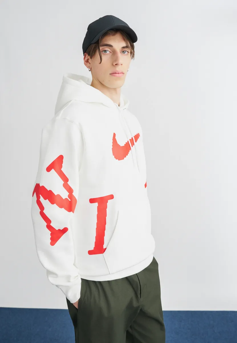 CLUB - Sweatshirt - white/university red