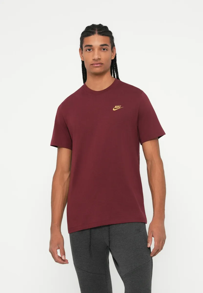 CLUB TEE - T-Shirt basic - dark team red/gold-coloured