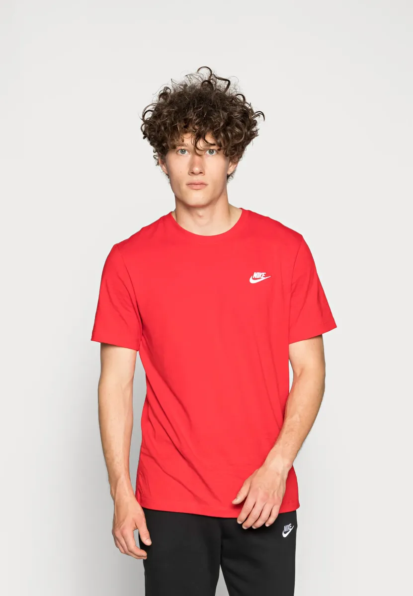 CLUB TEE - T-Shirt basic - university red/white