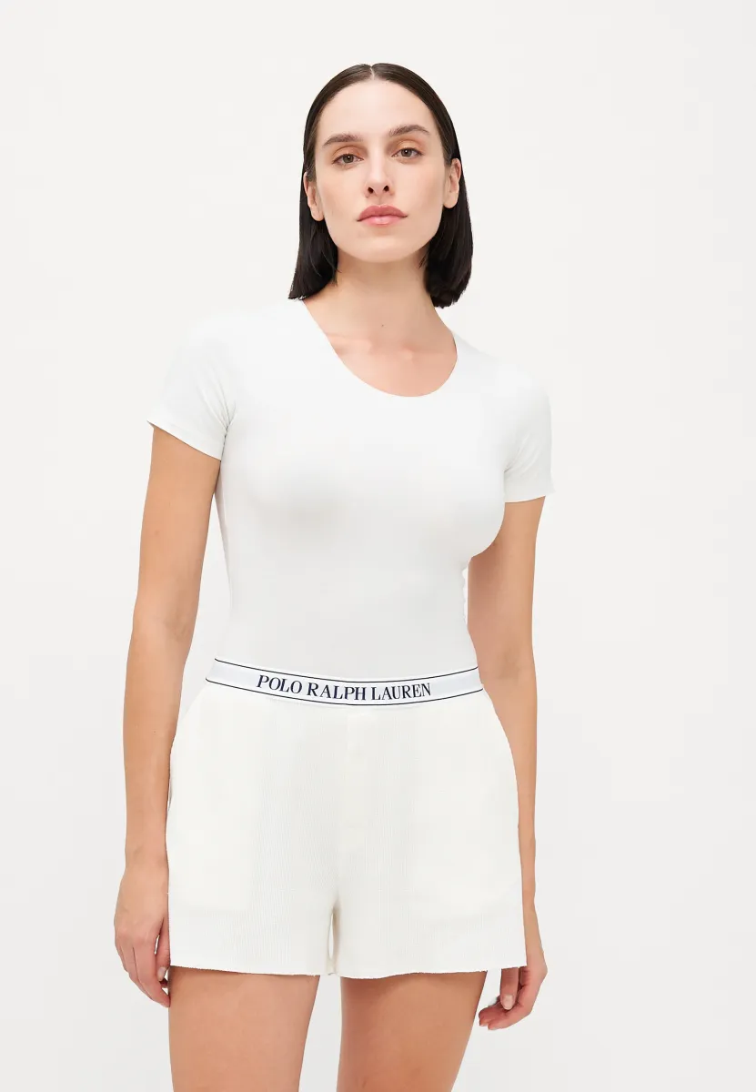 CLUB WAFFLE - Nachtwäsche Hose - ecru