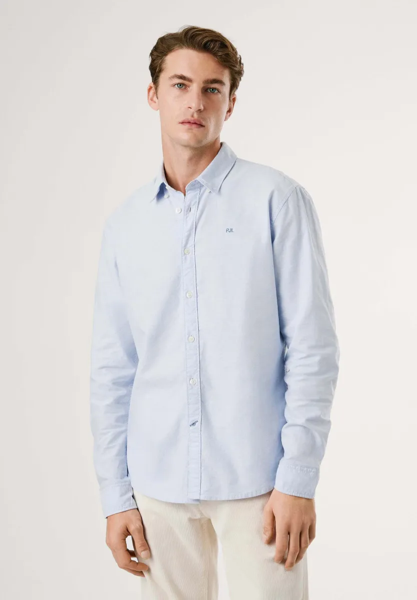 CLUNY - Hemd - oxford blue