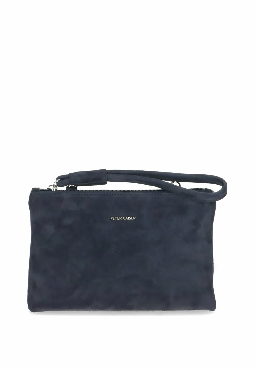 Clutch - dk blue suede