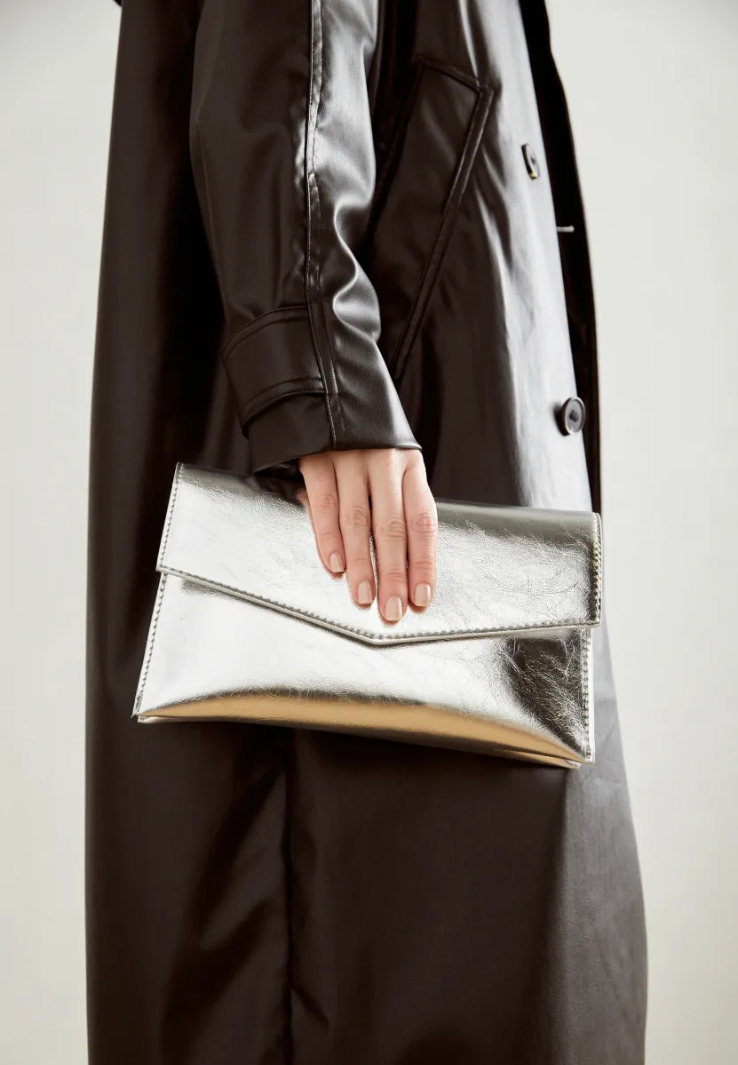 Clutch - silver-coloured