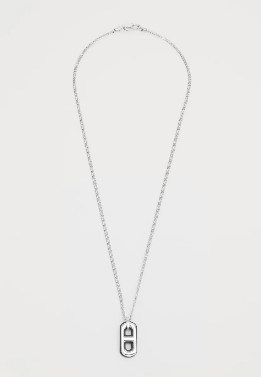 CODE - Halskette - silver-coloured/black