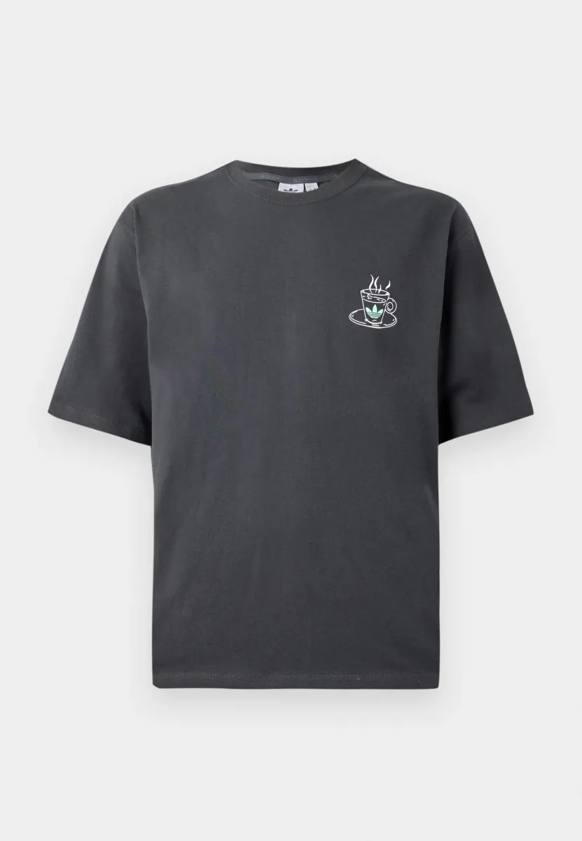 COFFEE TEE UNISEX - T-Shirt print - anthracite