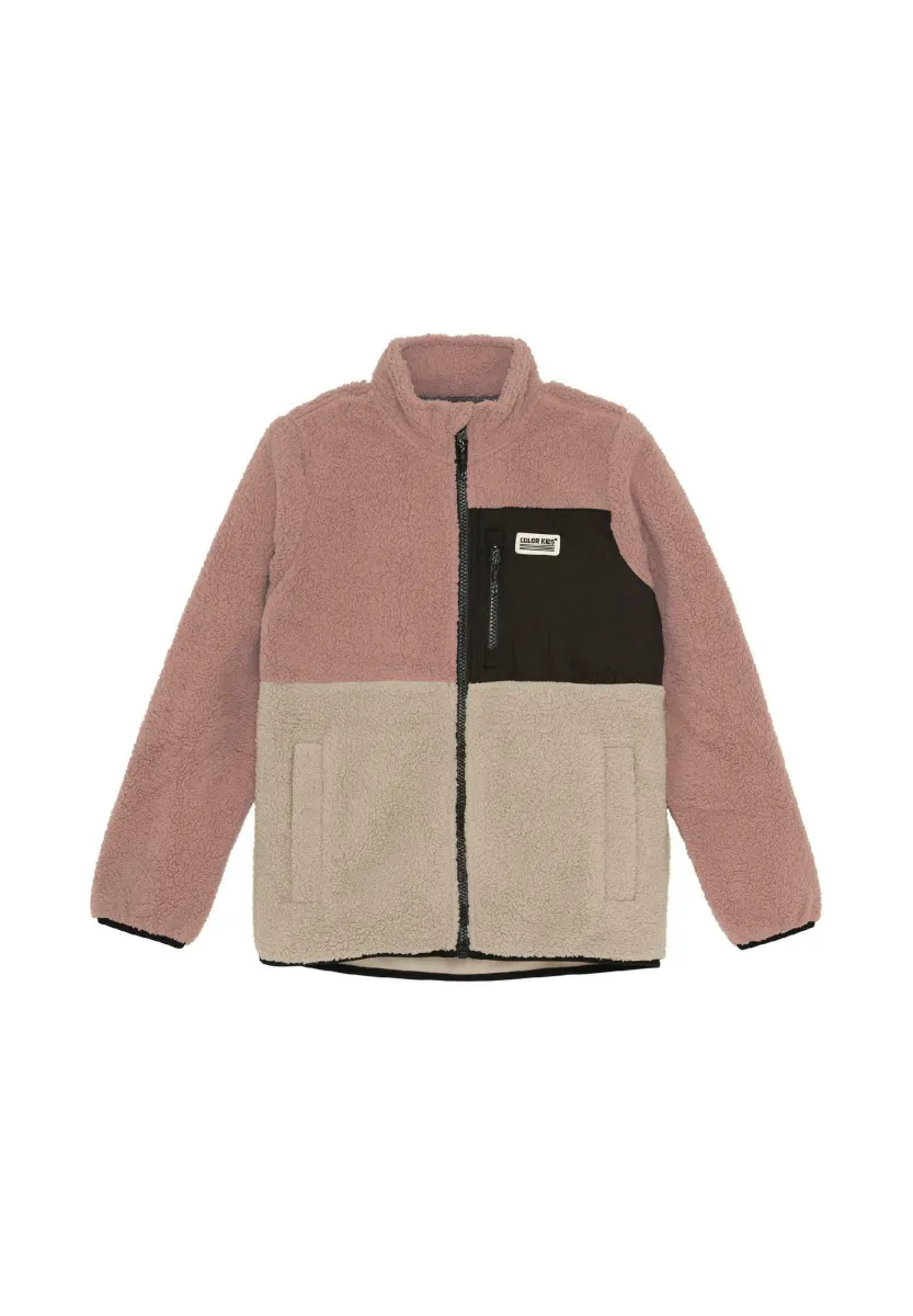 COFLEECE JACKET - Fleecejacke - woodrose