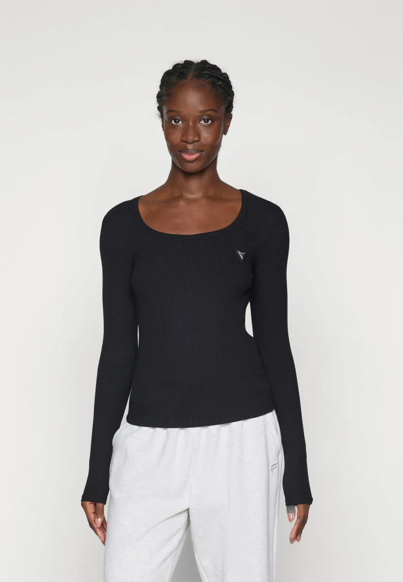 COLETTE TOP - Langarmshirt - black