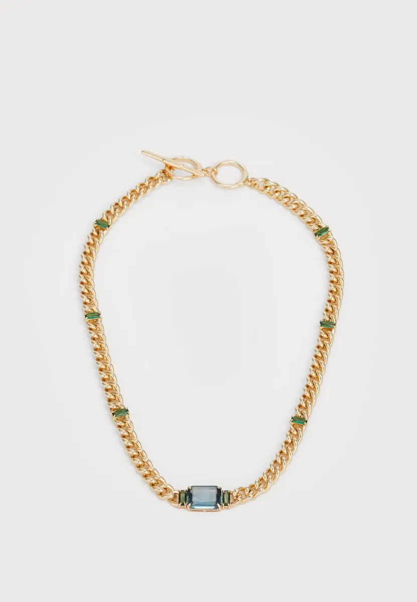 COLLAR - Halskette - gold-coloured/denim