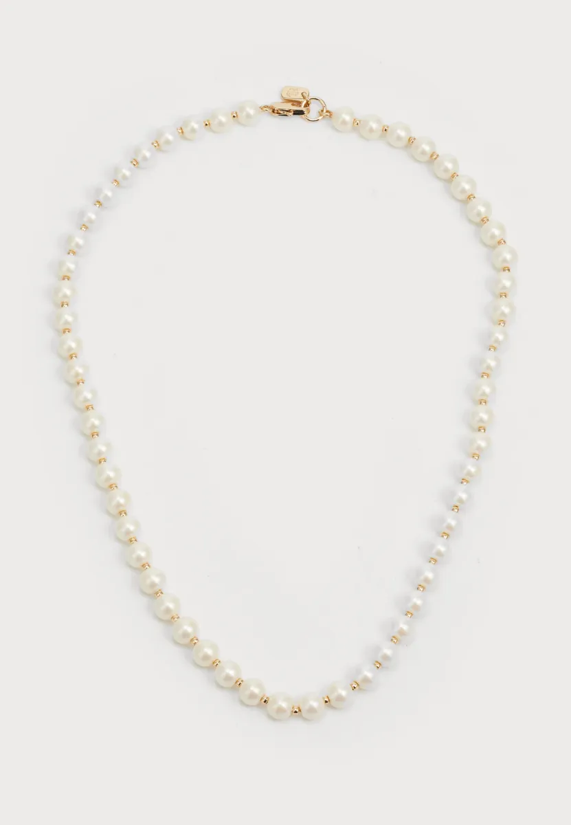 COLLAR - Halskette - gold-coloured/white