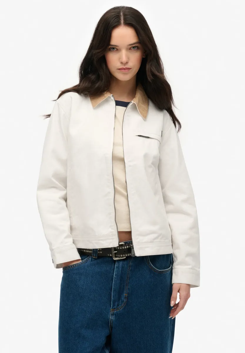 COLLAR RANCH - Leichte Jacke - off white