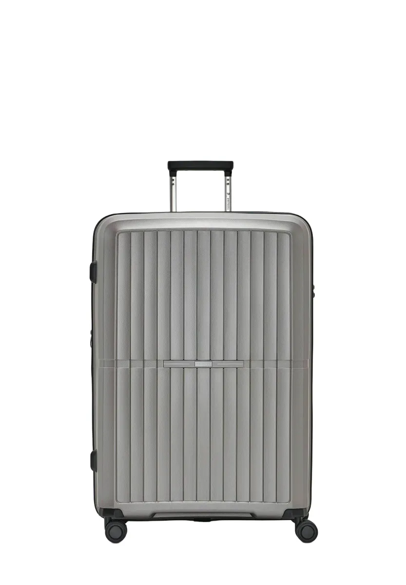 COLLECTION MIT DEHNFALTE - Trolley - grey-coffee metallic