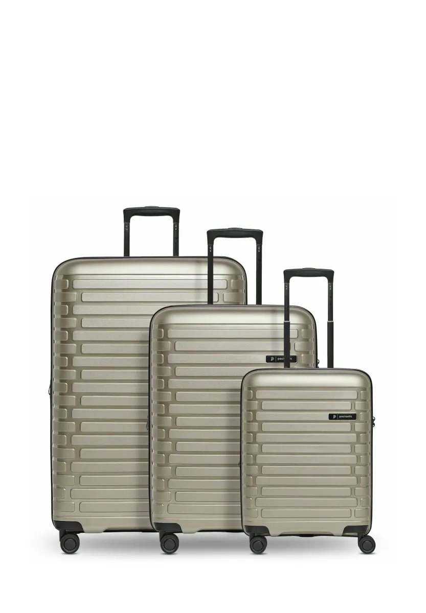 COLLECTION THE THREE SET 3-TEILIG MIT DEHNFALTE - Kofferset - champaign-metallic