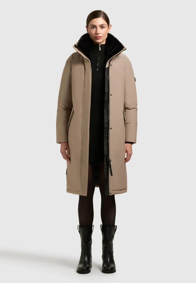 COLLIE - Wintermantel - greige