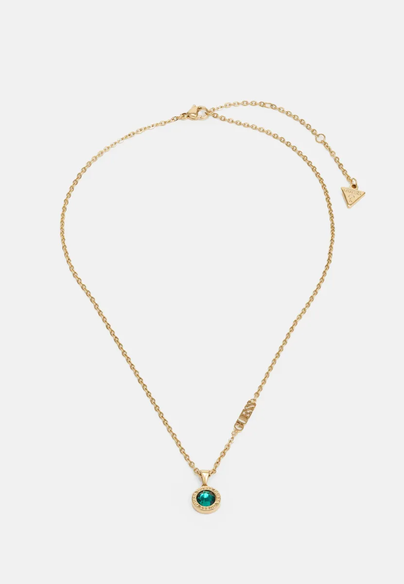 COLOR MY DAY - Halskette - yellow gold-coloured/emerald