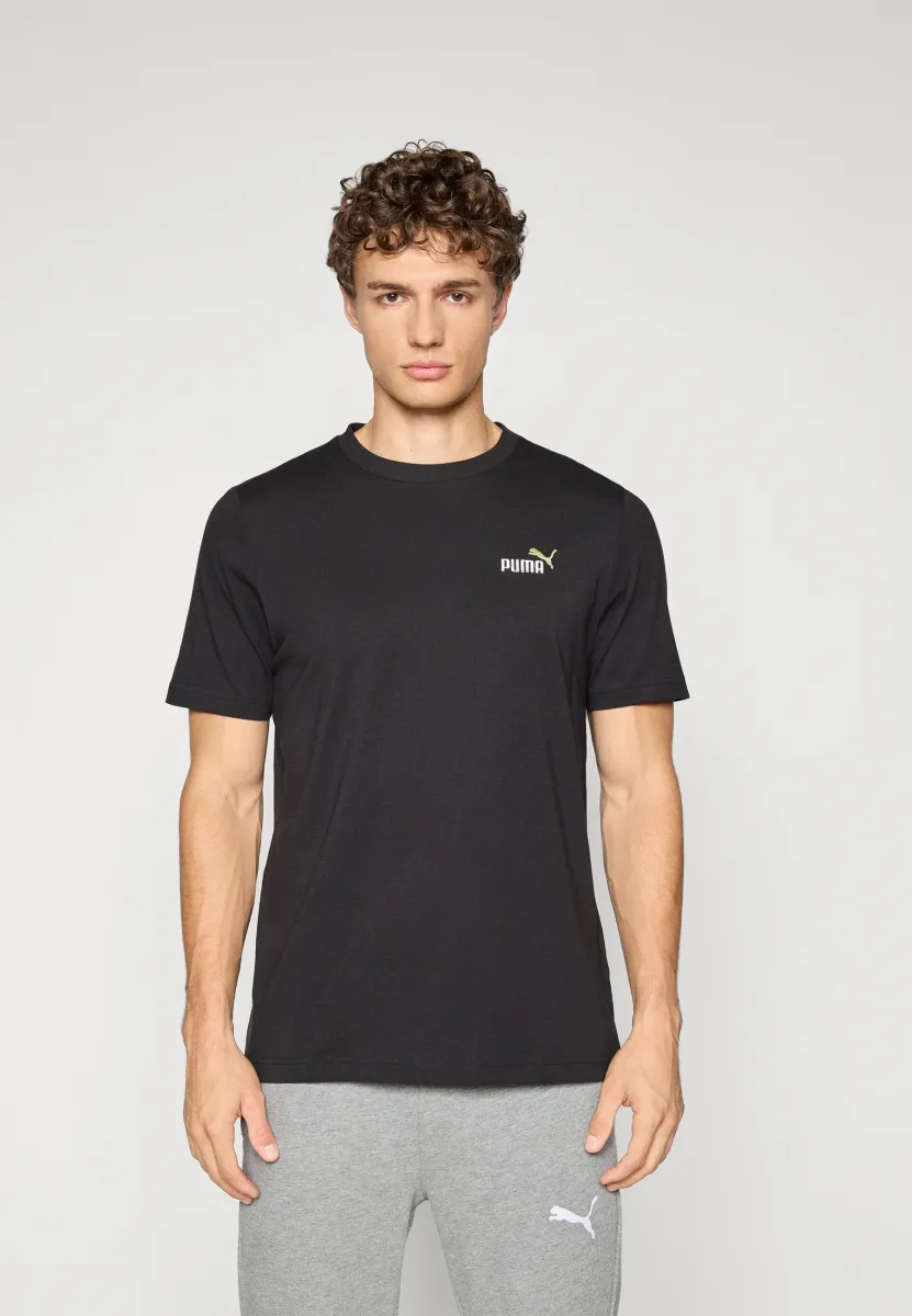 COLOR SMALL LOGO TEE - T-Shirt basic - black/green moon