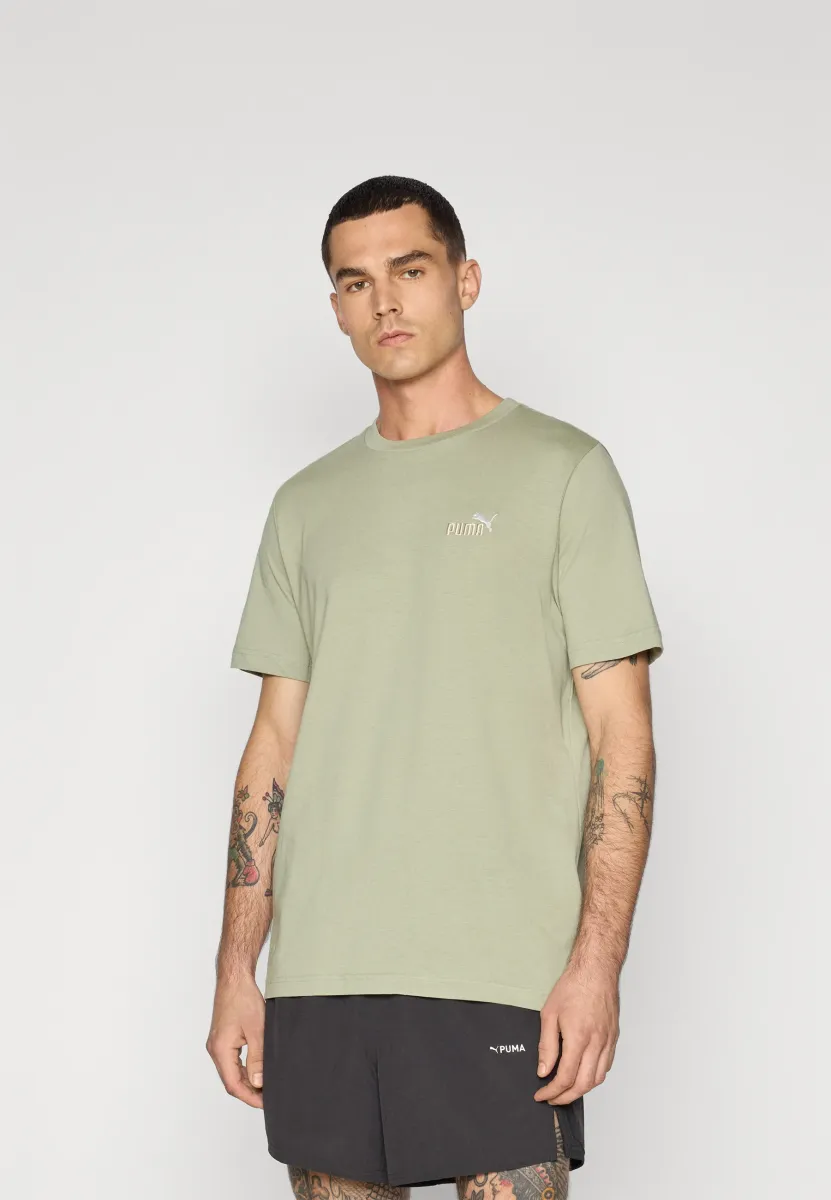 COLOR SMALL LOGO TEE - T-Shirt basic - lux army