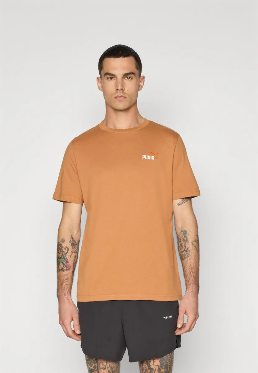 COLOR SMALL LOGO TEE - T-Shirt basic - melted caramel