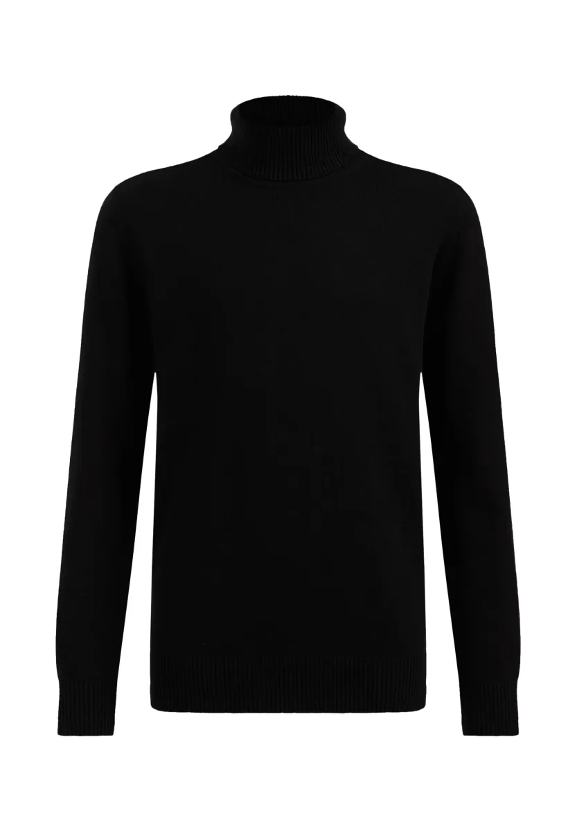 COLTRUI - Strickpullover - black