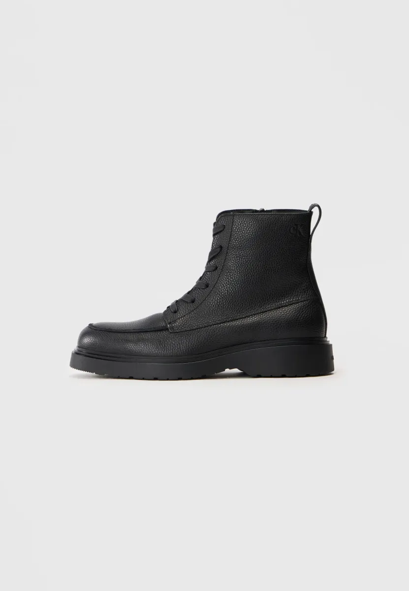 COMBAT APRON - Schnürstiefelette - triple black