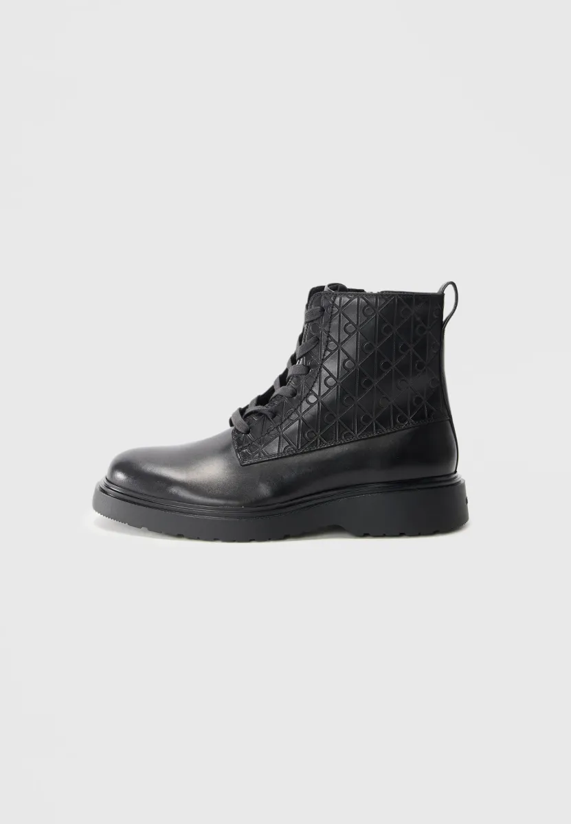 COMBAT ESS - Schnürstiefelette - triple black