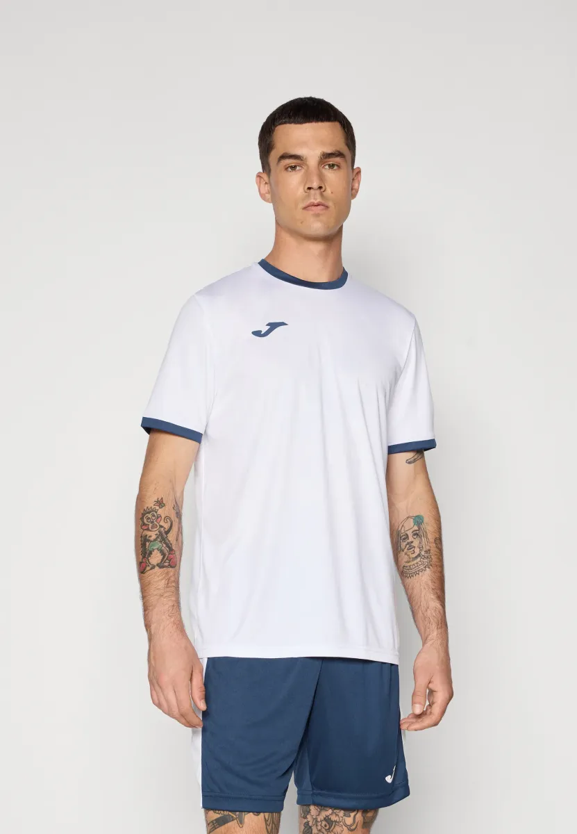 COMBI PREMIUM - T-Shirt print - white/dark navy