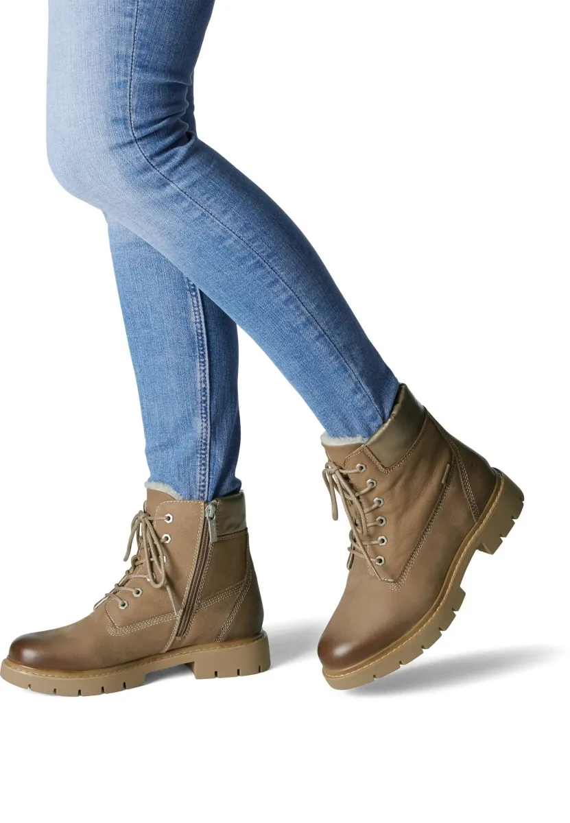 COMFORT - Ankle Boot - camel nubuc