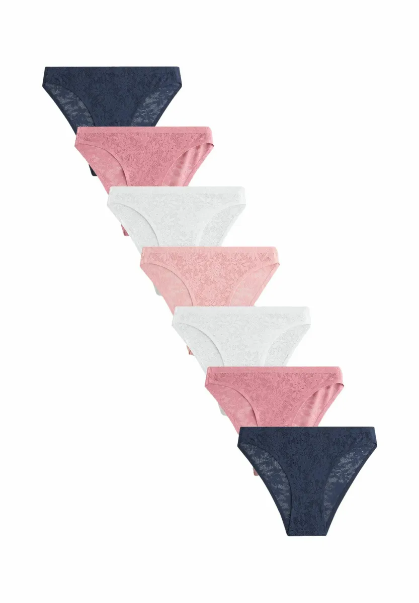 COMFORT BONDED 7 PACK - Slip - white/pink praline nude