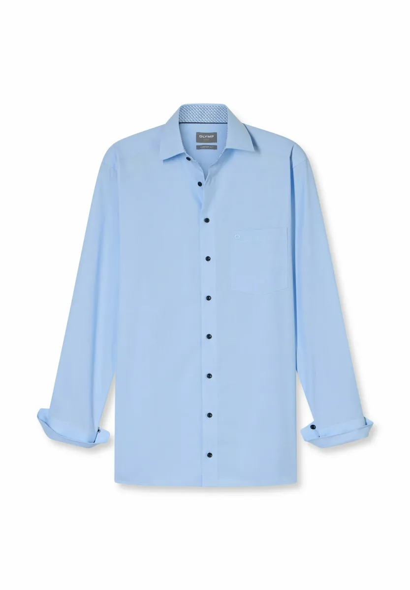 COMFORT FIT NEW KENT - Hemd - rauchblau