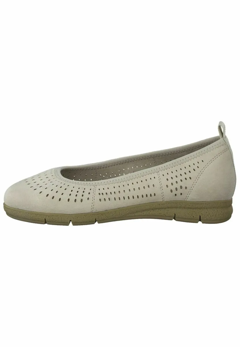 Comfort - Klassischer Ballerina - beige
