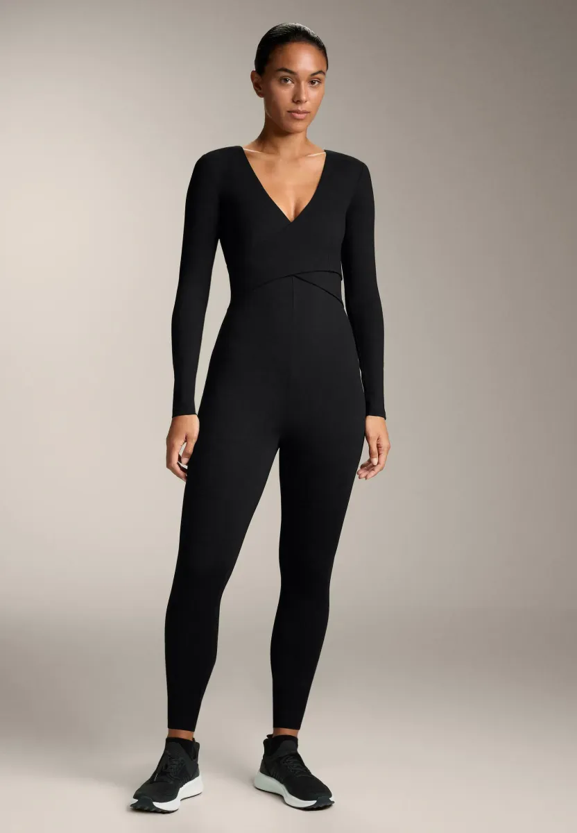 COMFORTLUX CROSSOVER LONG - Jumpsuit - black