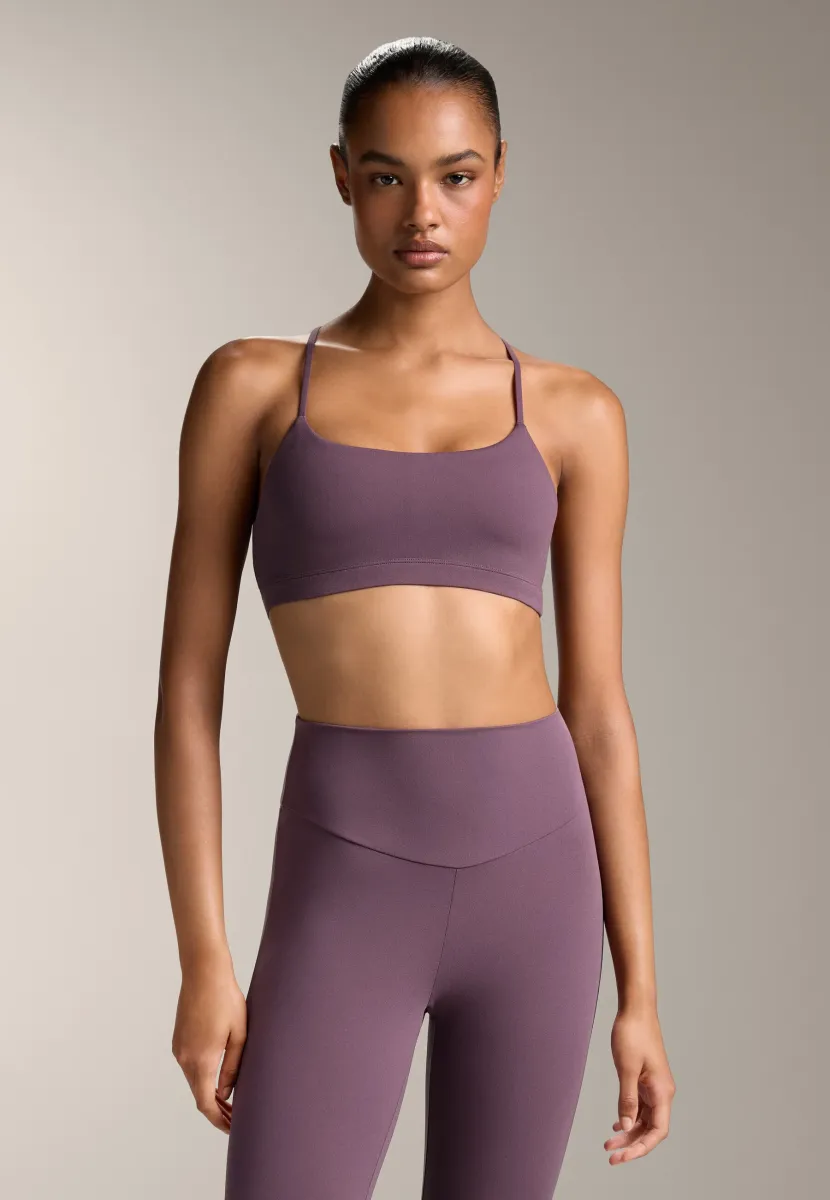 COMFORTLUX LIGHT-SUPPORT WITH CROSSOVER STRAPS - Sport-BH mit leichter Stützkraft - purple