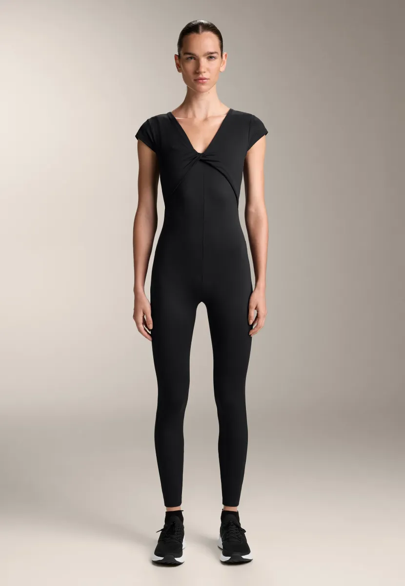 COMFORTLUX OPEN BACK - Turnanzug - black