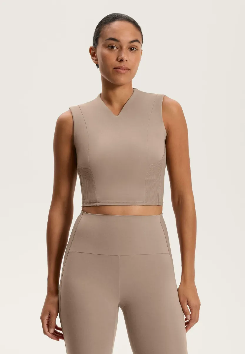 COMFORTLUX RIB - Top - beige