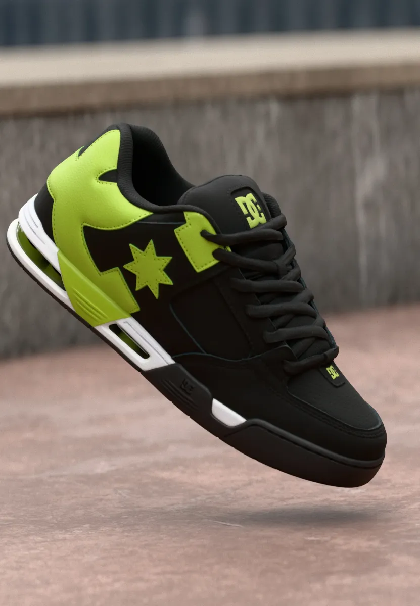 COMMAND UNISEX - Skateschuh - black/lime