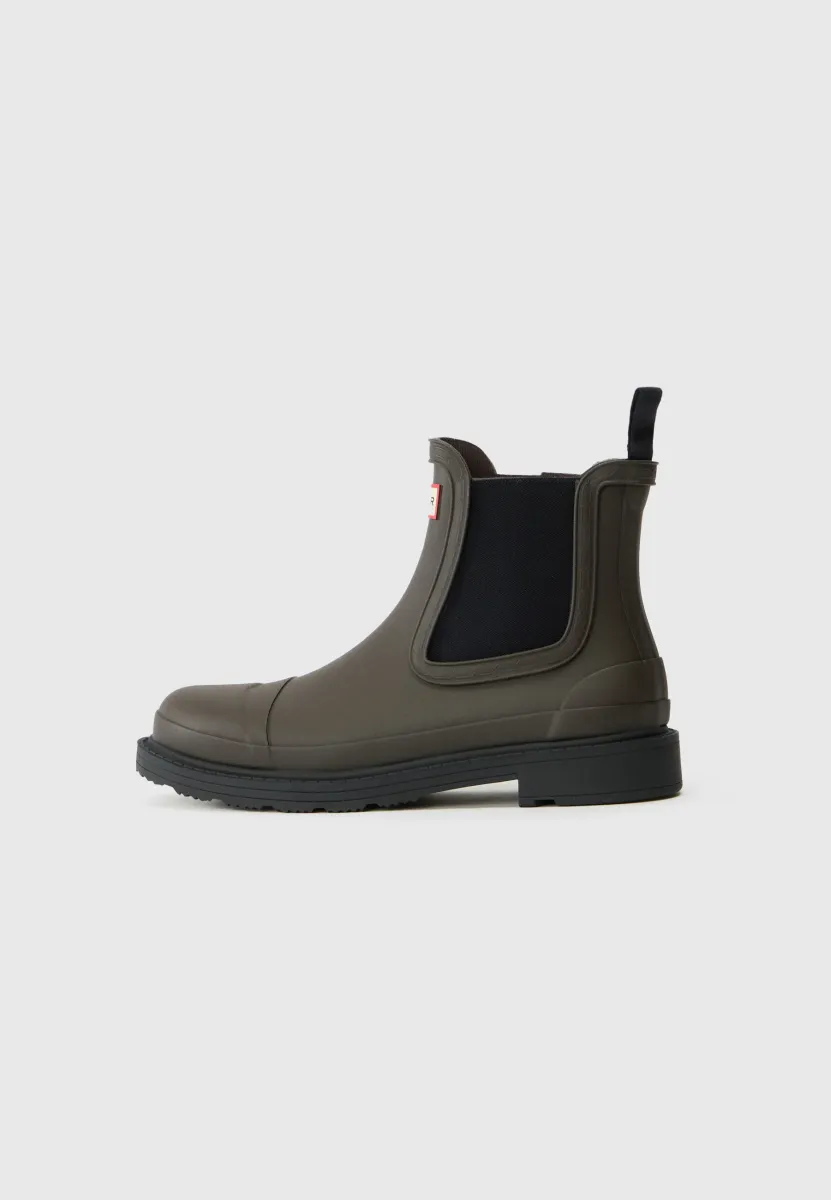 COMMANDO - Gummistiefel - chocolate brown/black