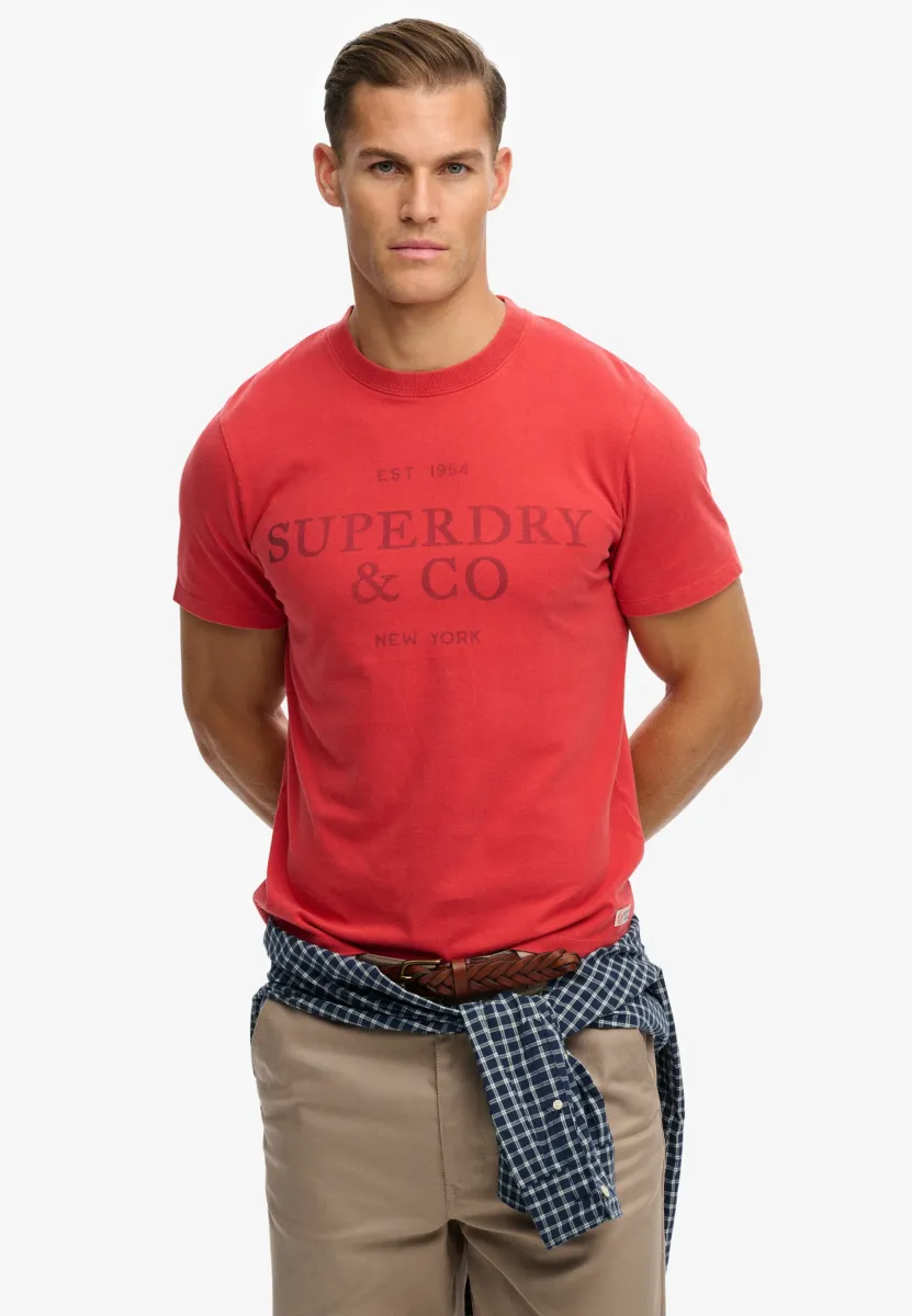 COMPANY  - T-Shirt print - base red