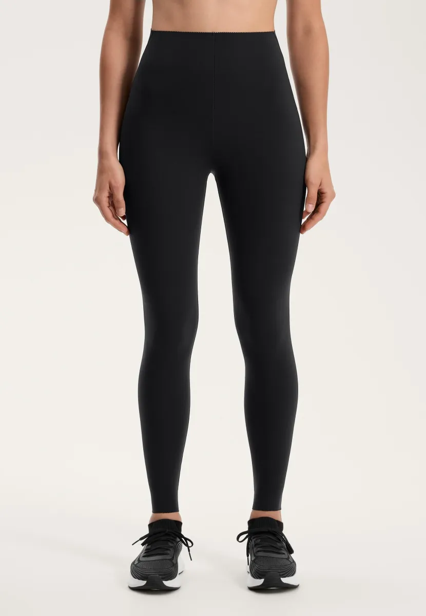 COMPRESSIVE CORE CONTROL ANKLE- LENGTH - Tights - black