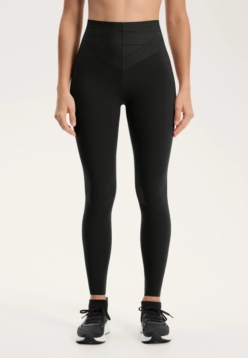 COMPRESSIVE CORE CONTROL HIGH RISE 65cm ANKLE-LENGTH - Tights - black