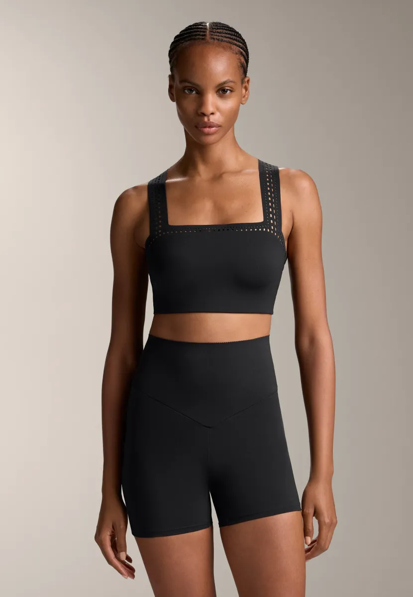 COMPRESSIVE CUTWORK - Top - black