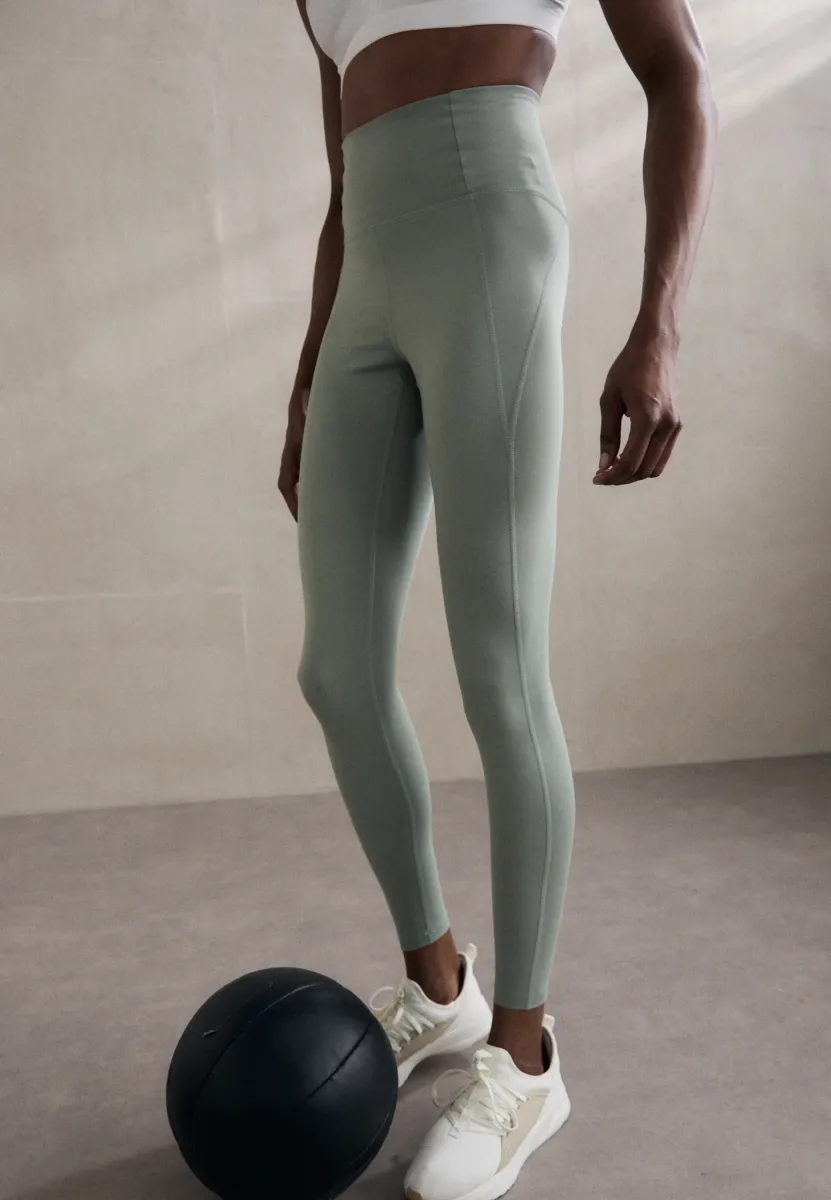 COMPRESSIVE HIGH RISE LEGGING LONG - Tights - agave