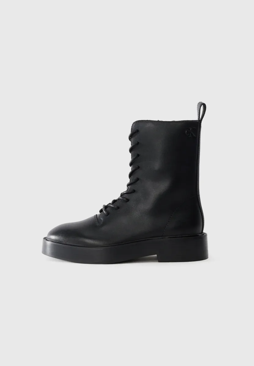 CONCAVE WELT - Schnürstiefelette - black