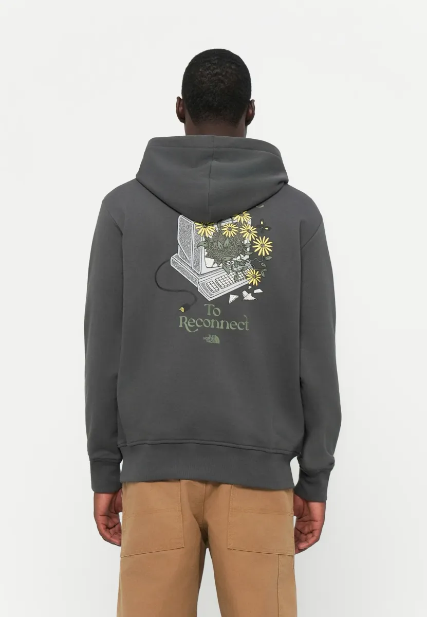 CONNECT RELAXED HOODIE GRAPHIC - Kapuzenpullover - anthracite grey