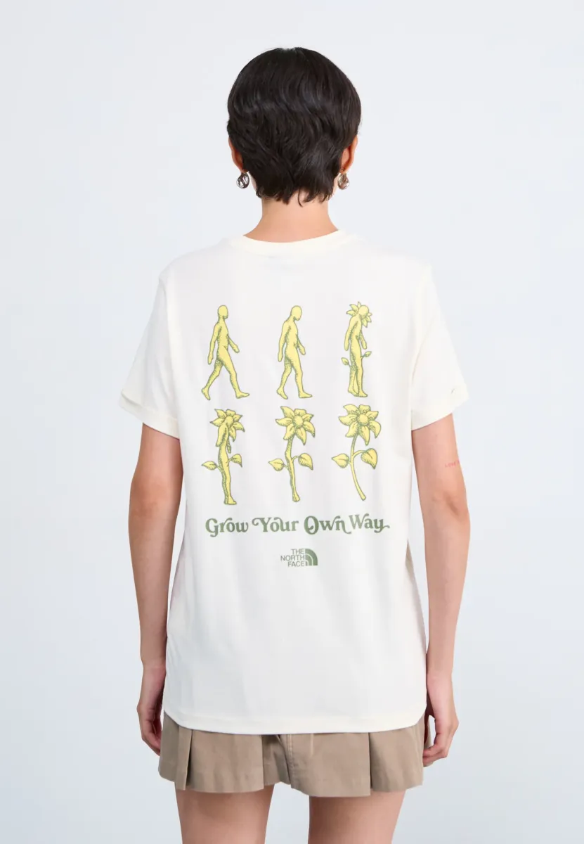 CONNECT RELAXED TEE GRAPHIC - T-Shirt print - white dune
