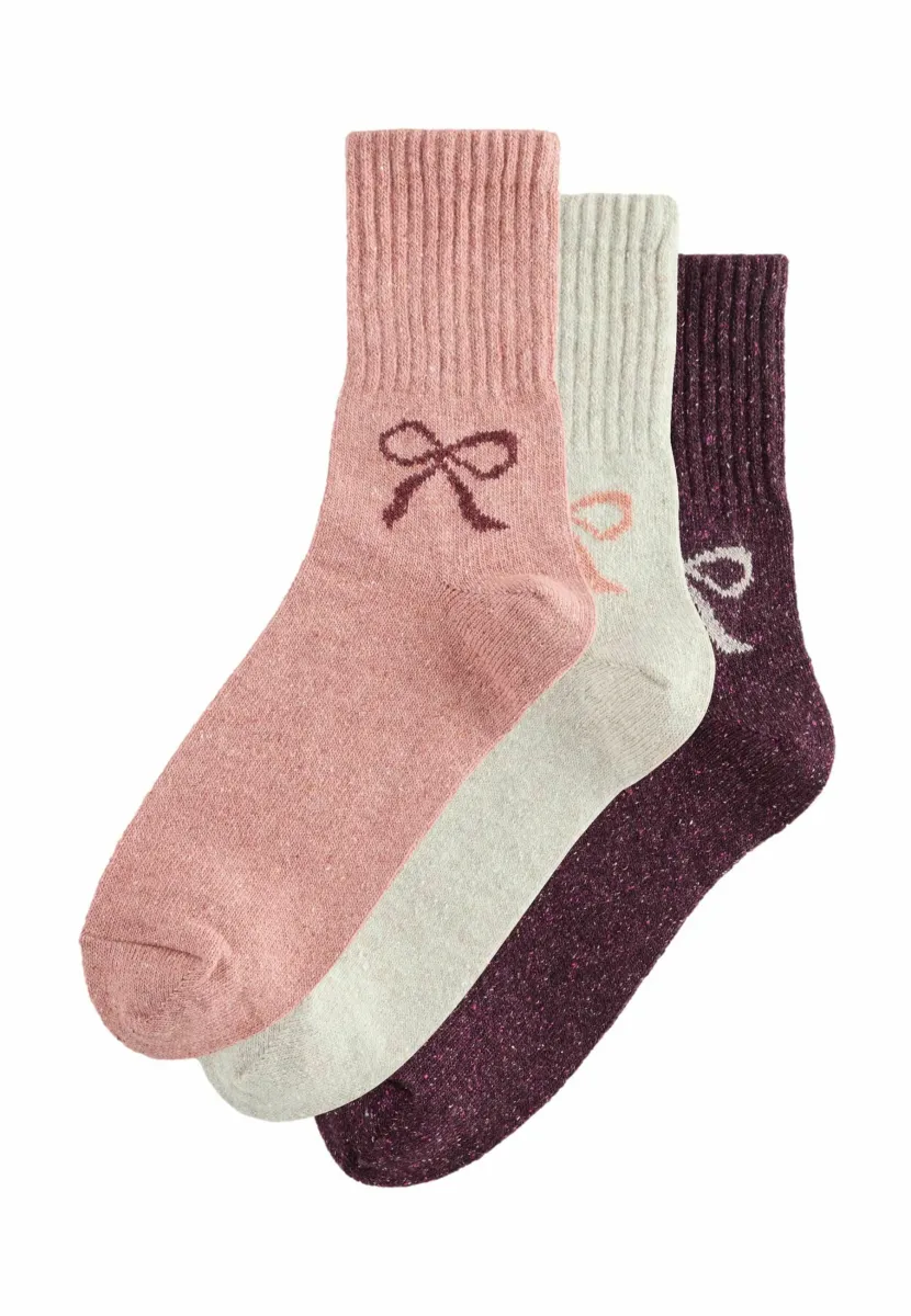 CONTAINING 3 PACK - Socken - pink bows