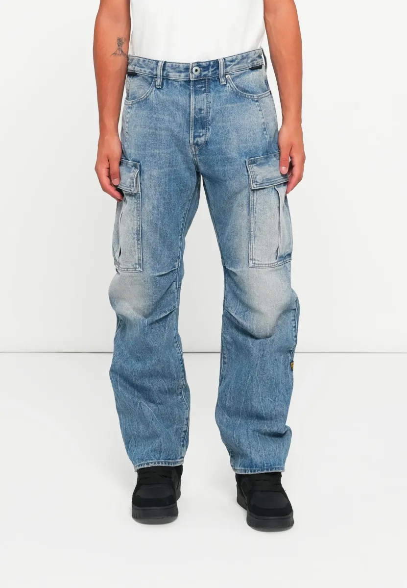 CONTOR - Cargohose - vintage cirrus blue