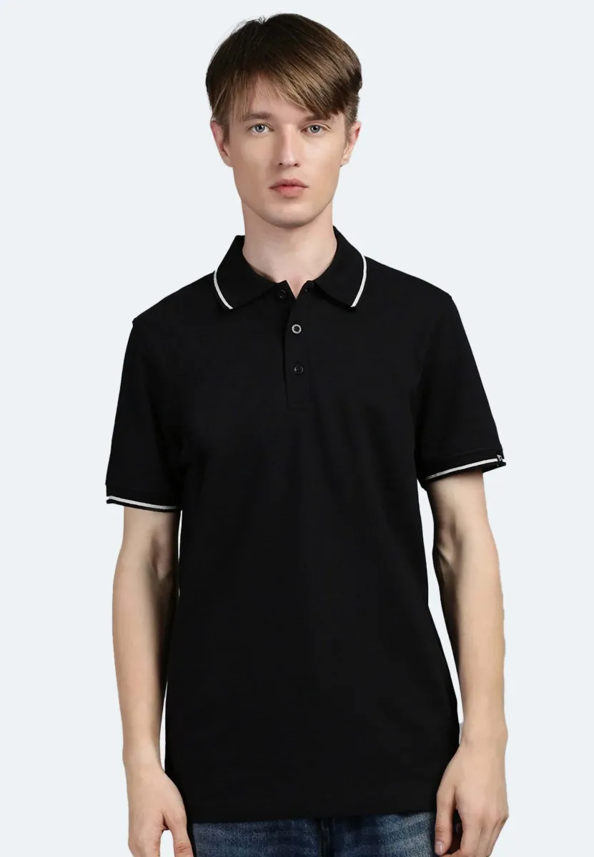 CONTRAST BEN - Poloshirt - noir