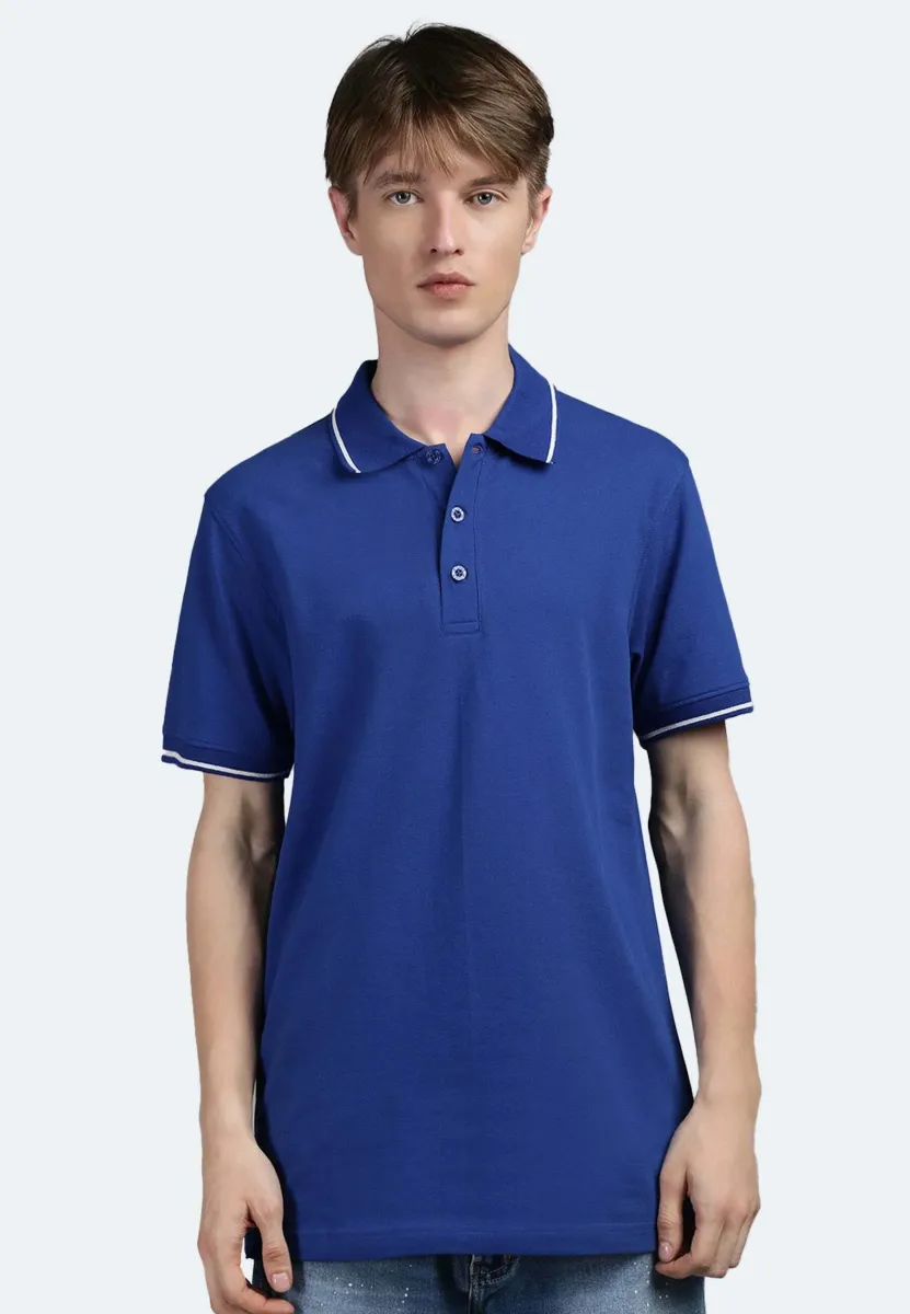 CONTRAST BEN - Poloshirt - ocean