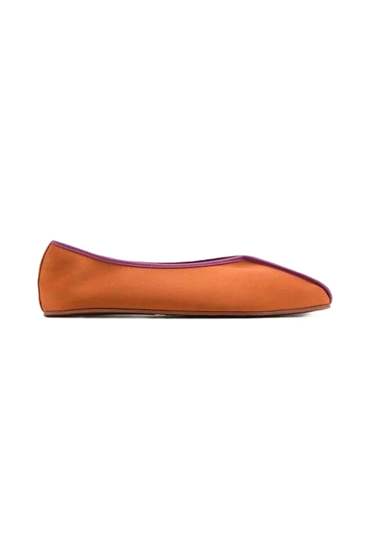 CONTRAST PIPING - Klassischer Ballerina - orange