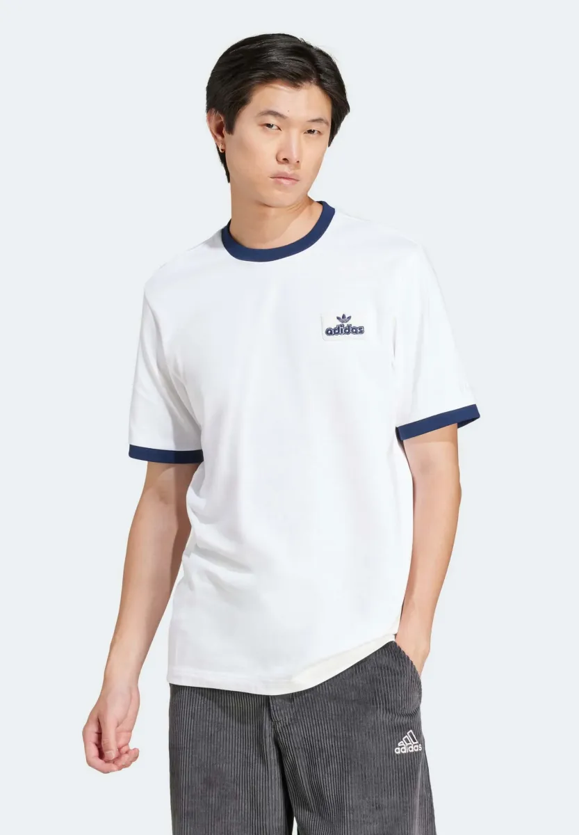 CONTRAST TEE - T-Shirt basic - white